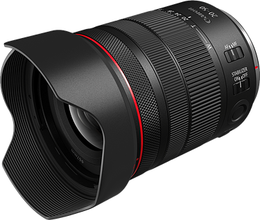 Görsel Canon RF 20-50mm f4 L IS USM PZ, Canon motorlu lens, power zoom lens, gimbal uyumlu lens, internal zoom, Canon L serisi inceleme, video için lens önerisi, Offocus lens haberleri, dolly zoom
