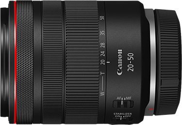 Görsel Canon RF 20-50mm f4 L IS USM PZ, Canon motorlu lens, power zoom lens, gimbal uyumlu lens, internal zoom, Canon L serisi inceleme, video için lens önerisi, Offocus lens haberleri, dolly zoom