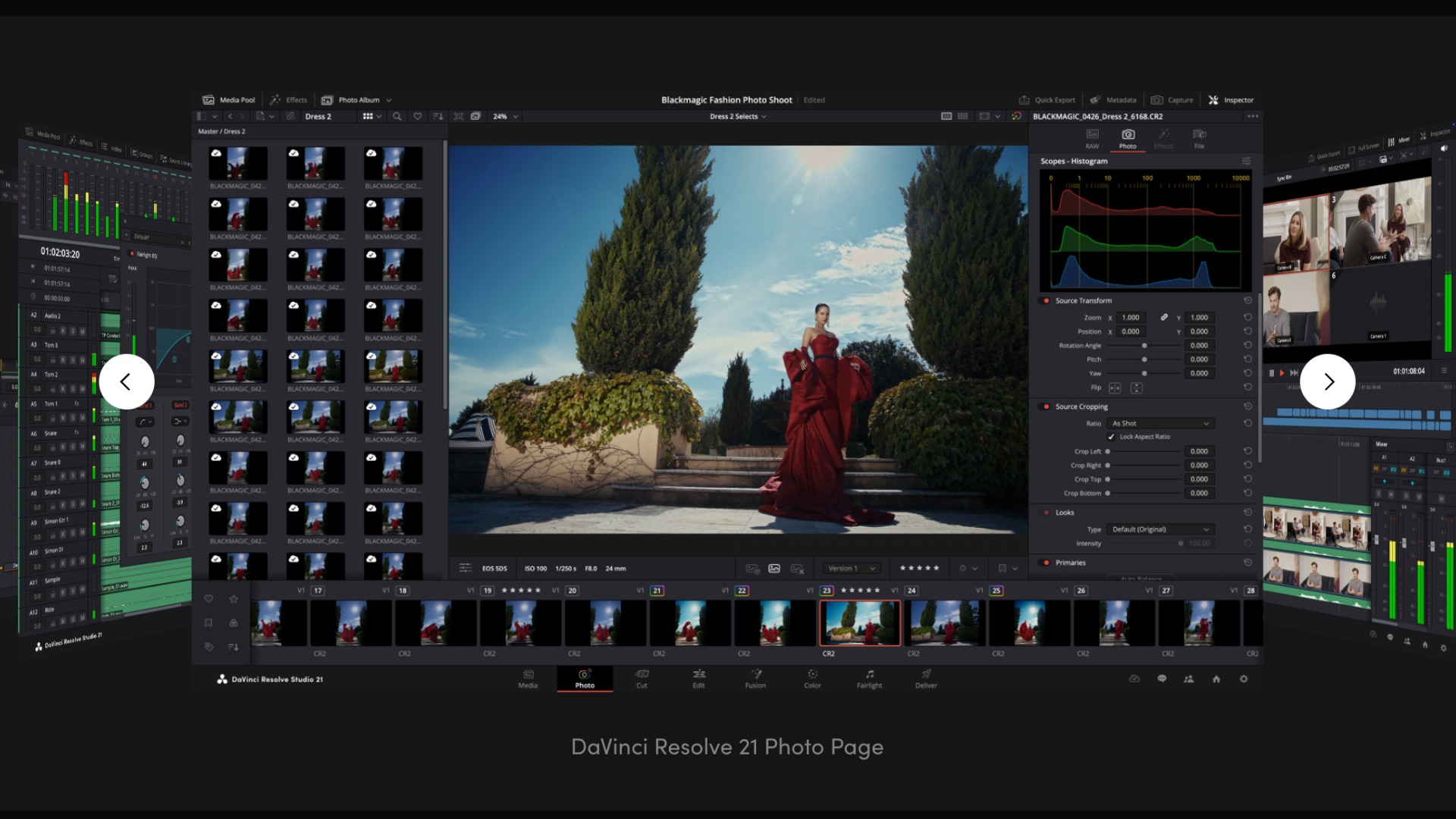 DaVinci Resolve 21, Blackmagic Design, video kurgu programı, yeni fotoğraf sayfası, yapay zeka kurgu araçları, Krokodove Fusion, RAW video desteği, post prodüksiyon güncellemeleri