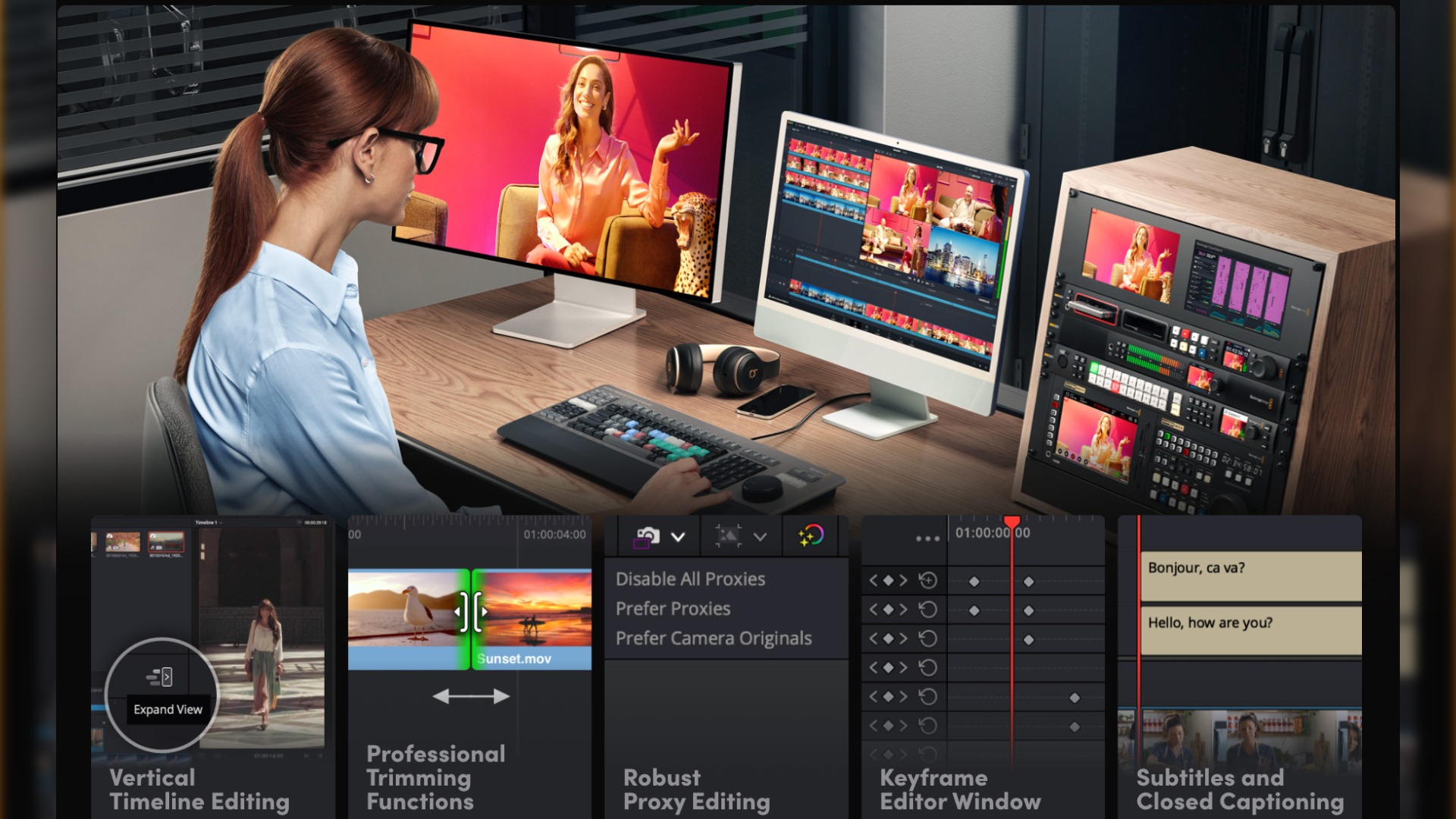 DaVinci Resolve 21, Blackmagic Design, video kurgu programı, yeni fotoğraf sayfası, yapay zeka kurgu araçları, Krokodove Fusion, RAW video desteği, post prodüksiyon güncellemeleri